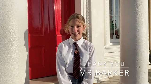 WATCH: Thank you Mr Barker